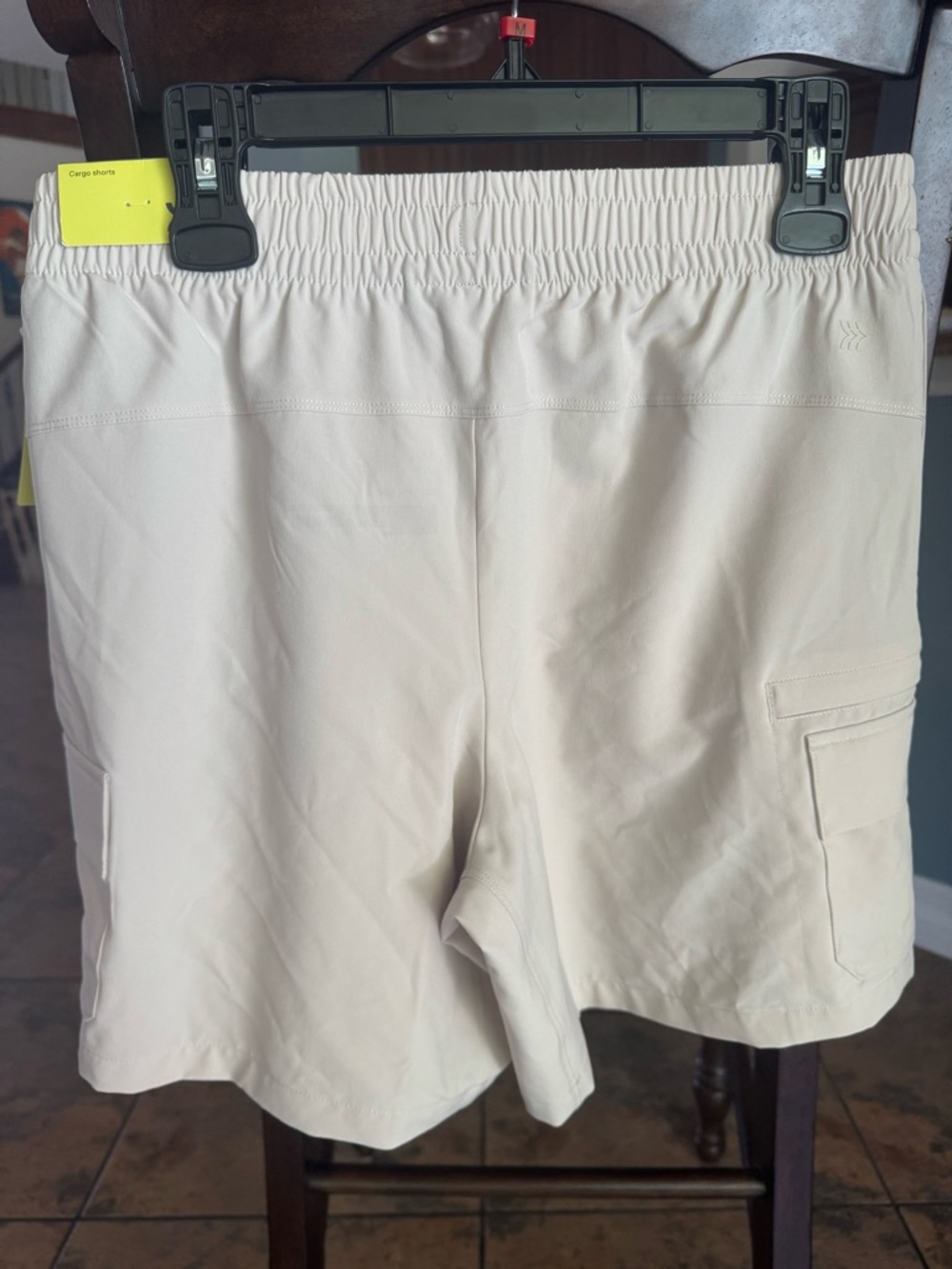 Women's All in Motion Tan 7” Cargo Drawstring Shorts - Picture 2 of 6